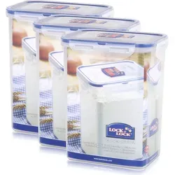 LOCK & LOCK HPL813 Vorratsdose 1,8L - Luft- und Wasserdicht - Vorratsdose aus robustem Kunststoff, ideal zur Aufbewahrung von Lebensmitteln. Mit luft- und wasserdichtem Verschluss für längere Frische.
