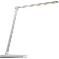 Brilliant LED-Tischlampe Lomina Weiß 38 cm – Stilvolle Beleuchtung - Die Brilliant LED-Tischlampe Lomina in Weiß überzeugt durch ihr modernes Design und die flexible Lichtanpassung mit 3-Stufen-Dimmer. Ideal für Schreibtisch und Wohnräume, sorgt sie für optimale Lichtverhältnisse.