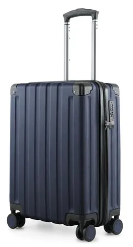 Hauptstadtkoffer Q-Damm - Dunkelblauer Handgepäckkoffer mit TSA und 4 Rollen - Handgepäck: Optimal für gängige Airlines, 54x37x21 cm, 38 Liter Volumen. Leichtes, stabiles Design aus 100% ABS mit integriertem TSA-Schloss für maximale Sicherheit.