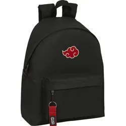 Naruto Shippuden Teen Rucksack 42cm - Schwarz - Stylischer Schulrucksack für Fans von Naruto mit ergonomischen Schulterpolstern und praktischem Reißverschluss. Ideal für den Alltag und die Schule, bietet er Komfort und genügend Stauraum.