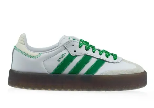 ADIDAS Damen SAMBAE W Sneaker aus Leder und Synthetik mit Naturgummi-Außensohle