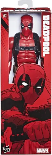 Deadpool Titan Hero 12 Zoll Figur - Actionfigur von Marvel, 30 cm groß mit beweglichen Gliedmaßen für dynamische Posen, ideal für Sammler und Fans ab 14 Jahren.