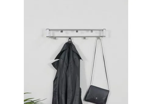 Spinder Design Garderobenhalter Rex Garderobenhakenleiste, Metall, Breite 60 cm, 7 Haken
