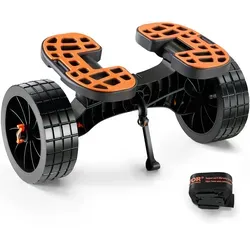 VEVOR Kajakwagen Kanuwagen - Aluminiumlegierung, bis 145kg belastbar, Doppelgurt-Design für einfachen Transport von Kajaks und Kanus