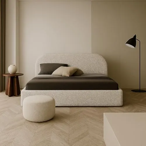 Sofello Polsterbett Moon Melange-Farbe (Puente) 140x200,160x200,180x200,200x200 (120x200)