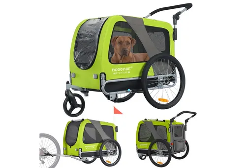 TIGGO Fahrradhundeanhänger DOGGYHUT® Hundefahrradanhänger Hundeanhänger Fahrradanhänger