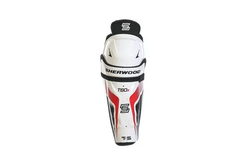 SHER-WOOD Eishockey Schienbeinschoner T60X Senior 15 Zoll - Robuste 15 Zoll Schienbeinschoner für optimalen Beinschutz beim Eishockey, ideal für den professionellen Einsatz.
