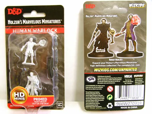 WZK73836 - D&D Nolzur's Marvelous - Unpainted Miniatures Male Human Warlock