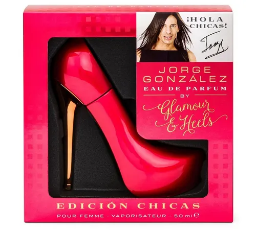 JORGE GONZÁLEZ Eau de Parfum EDICIÓN CHICAS 50 ml - Eau de Parfum für Damen im stilvollen High Heel Flakon, mit einer betörenden Aura sinnlicher Weiblichkeit und kraftvollem Charakter.