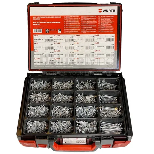Würth ASSY® 4 CS Senkkopf Beschlagschrauben Sortiment