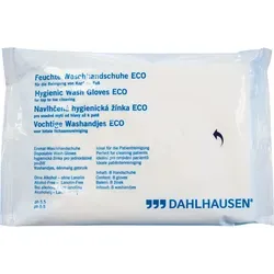 Waschhandschuh Eco 8 ST - Arzneimittel - Feuchte Einmal-Waschhandschuhe mit Vitamin E, ideal zur Patientenreinigung und zur Reduzierung von Kreuzinfektionen, pH 5,5, frei von Alkohol und Parfüm.