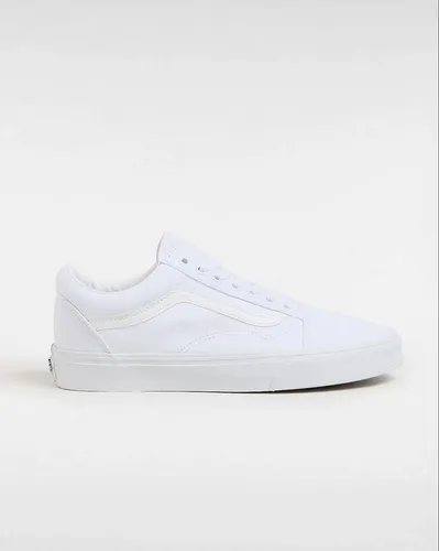 Vans Old Skool Sneaker weiß 41 EU - Sportliche Sneaker in Größe 41, Farbe true-white, ideal für Skateboarding und lässige Outfits.