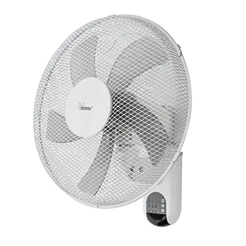Bimarventilatore IN Mauer 5 Propeller Wall Fan Weiß VM45 - Wandventilator mit 5 Propellern, sorgt für eine gleichmäßige Luftzirkulation und angenehme Kühle in jedem Raum.