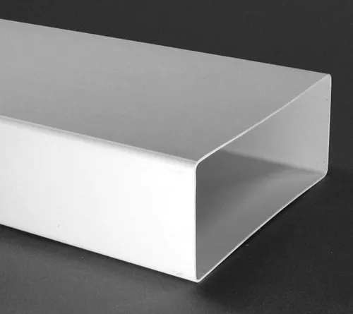 Flachkanal 220x90mm ohne Muffe Lüftungsrohr für Küche 100cm - Effizientes Abluftrohr für optimale Luftzirkulation in der Küche. Mit einer Breite von 220 mm und einer Höhe von 90 mm ideal für Wandmontage. Hergestellt aus robustem Kunststoff.