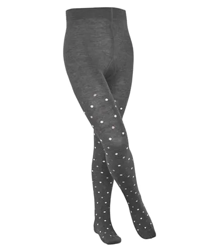 Produktbild FALKE Unisex Kinder Strumpfhose Multidot K Ti, Grau Light Grey Melange 3390, 80-92