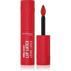 Rimmel Thrill Seeker Lip Latex flüssiger Lippenstift Farbton 400 Rimmel Red 6 ml
