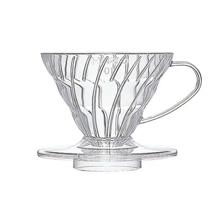 Hario V60 Plastic Dripper 01 clear Hario 4977642143319 in weiß von HARIO
