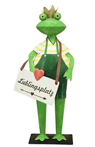 Exner GmbH Frosch Kanu Metall mit Schild Lieblingsplatz von Exner GmbH