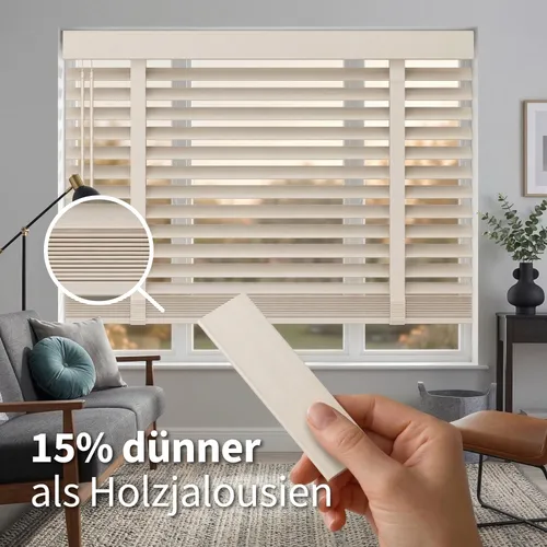 SOLUNA Bambus Jalousie 90x130 cm schwarz - Gardinen & Vorhänge, stilvolle und nachhaltige Bambus-Jalousie in elegantem Schwarz für optimalen Lichtschutz und Privatsphäre.