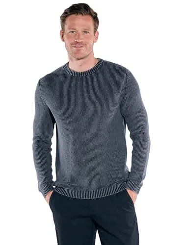 engbers Herren Herren Pulllover strukturiert, Saphirblau, 39516, Saphirblau in Größe 3XL