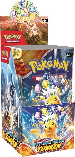 Pokemon Karmesin & Purpur Stürmische Funken Booster Display