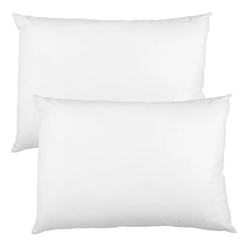 Amazinggirl Kopfkissen 40x60 cm - Kissen Allergiker Schlafkissen Polster Pillow Made in EU und Pillows for Sleeping 60 x 40 Bett Kissens für Schlafen Oeko-Tex Weiß - 2 Stück