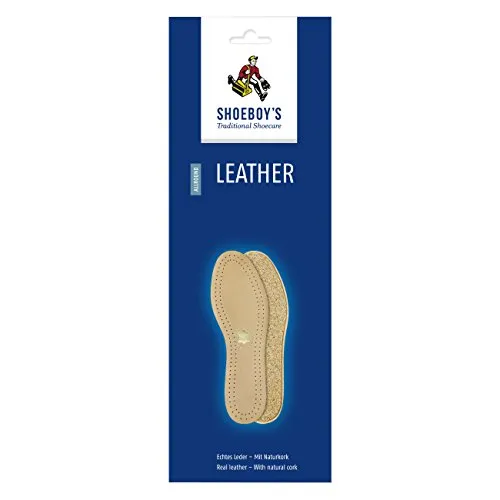 Shoeboy's Leather - Einlegesohle aus Leder, sorgt für Frische im Schuh - Größe 36, 1 Paar