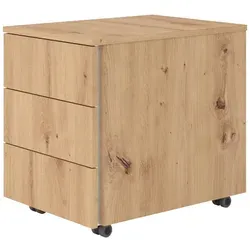 bümö lite Rollcontainer mit Schubladen - Büroschränke mit 3 Schubladen und Threespine-Klicksystem für schnelle Montage - ideal für Ordnung im Homeoffice