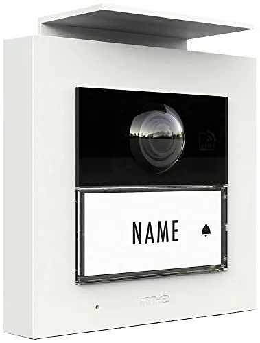 m-e modern-electronics VS-21 W Vistasmart Video-Türsprechanlage - Haus-Alarmanlagen mit LAN und WLAN, ermöglicht Ihnen die Kommunikation mit Besuchern von überall über die kostenlose VISTASMART2 App.