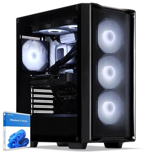 Sedatech Wasserkühlung Gaming PC • RTX 5060 Ti | AMD Ryzen 5 5600X | 32GB RAM | 1TB SSD M.2 | WLAN 4 | Windows 11 | Tour-PC Nvidia