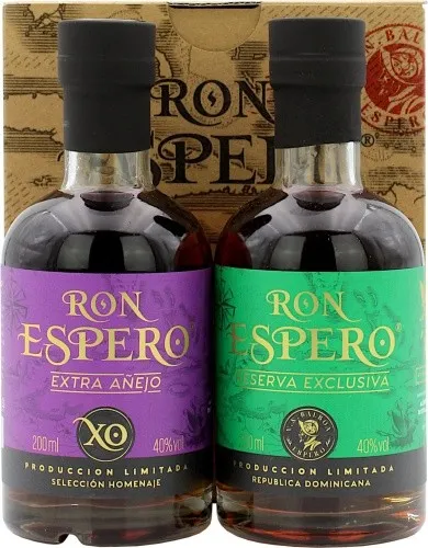 Ron Espero Reserva Exclusiva + Extra Anejo XO 40.0% 2x200ml