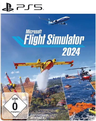 Microsoft Flight Simulator 2024 - PS5 - Erlebe realistische Flugsimulation auf der PS5! Multiplayer-Modus für bis zu 64 Spieler und atemberaubende Grafiken in der neuesten Version von Microsoft.