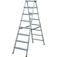 Krause Aluminium-Doppelleiter MONTO Dopplo 3,30 m - Leitern mit stabiler Aluminiumkonstruktion, ideal für sicheres Arbeiten in der Höhe und maximale Belastbarkeit.