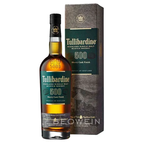 TULLIBARDINE Sherry Finish 43 % Vol. 700 ml - Edler Whisky mit Sherry-Finish, perfekt für Kenner und Genießer, 700 ml für besonderen Genuss.
