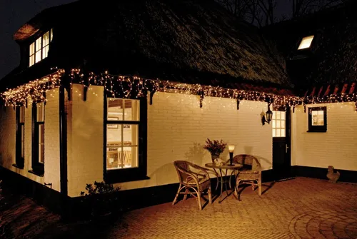 Lumineo LED-Dachrinnen-Lichterkette 20m mit 490 LED``s