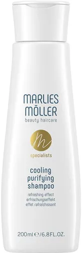 Marlies Möller Cooling Purifying Shampoo 200 ml - Shampoo für eine tiefenreinigende Kopfhautpflege, ideal für fettiges Haar und zur Regulierung der Talgproduktion.