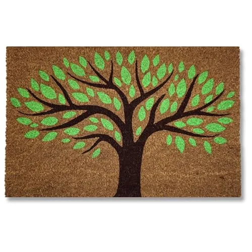 KOKO DOORMATS Kokos Fußmatte außen mit Anti-Rutsch PVC | Lustige Türmatte Home Sweet Home | Umweltfreundlich, Robust & Pflegeleicht | 60x40 cm für Außenbereich & Haustür