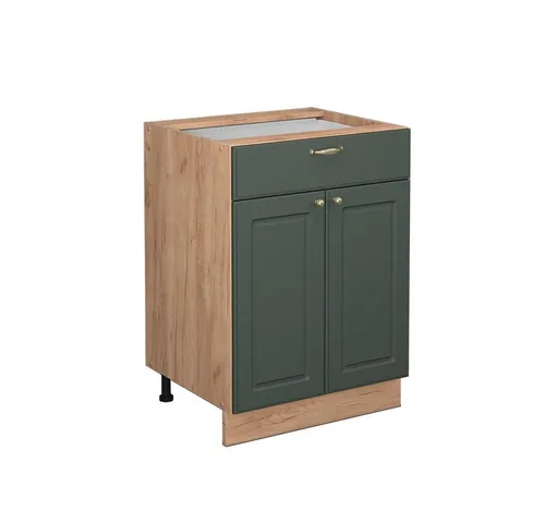 Vicco Unterschrank Fame-Line, Grün-Gold Landhaus 60cm in grün von Vicco