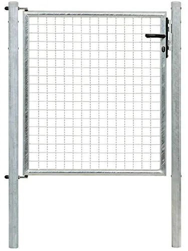 Gust. Alberts Gartentor einflügelig feuerverzinkt, 1.000 mm - Gartenzäune - Robustes, feuerverzinktes Gartentor, ideal für langlebigen Schutz und ansprechende Optik im Außenbereich.