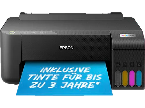 Epson EcoTank ET-1810 - Nachfüllbarer Tintenstrahldrucker, bis zu 4.500 Schwarz-Weiß- und 7.500 Farbseiten, ideal für 3 Jahre drucken ohne Patronen