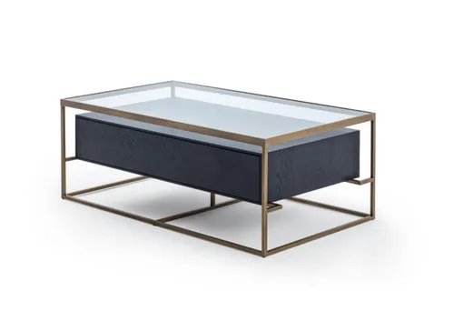 Moderner Loungetisch aus Holz – Beistelltisch für Wohnzimmer - Eleganter Beistelltisch in Grau, ideal für stilvolle Wohnzimmer. Maße: 120 x 66 x 45 cm, mit 2 Jahren Herstellergarantie. Perfekt für entspannte Abende!