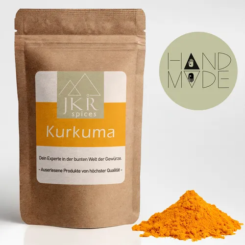 1000g Kurkuma Kurkumapulver Curcuma Wurzel Gelbwurz Kurkumin gemahlen JKR Spices