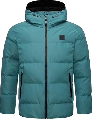 Ragwear Herren Winterjacke Norg YOUMODO Ocean Green Gr. L - Funktionsjacke, wasserdicht und atmungsaktiv mit 4.000mm Wassersäule, ideal für kalte Tage und urbanen Style, kombiniert hohen Tragekomfort mit praktischen Taschenlösungen.