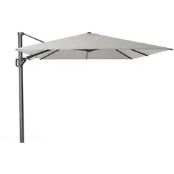 Sonnenschirm rechteckig Challenger T² Premium | doppelt kippbar - Hochwertiger Ampelschirm mit 9,1 m² Schattenfläche. Ideal für den Außenbereich, schwenkbar und neigbar für optimalen Sonnenschutz. Inklusive Granitplatte für Stabilität.