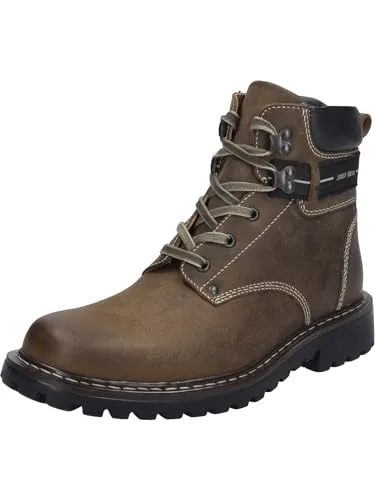 Josef Seibel Adelboden Winterboots - Wanderschuhe mit gepolstertem Schaftrand für extra Komfort, ideal für kalte Wintertage und Outdoor-Abenteuer. Hochwertiges Leder und warmes Lammfell sorgen für wohlige Wärme.