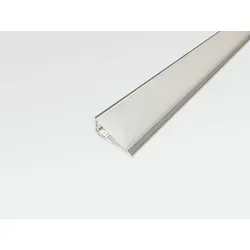 L&s Leuchtenprofil Keilprofil 2500 mm in silber von L&S