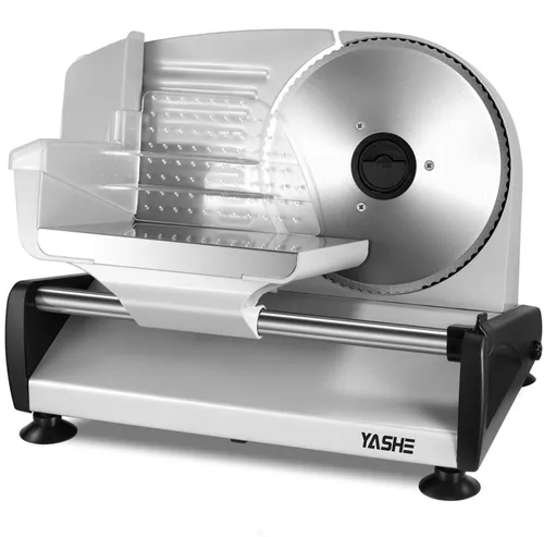 YASHE Elektrischer Allesschneider 150W mit Edelstahlklinge