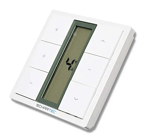 Produktbild SCHARTEC 15-Kanal Premium Rolladen Funk-Wandtaster PFE15 Schalter Funk Steuerung Taster Rolladenmotor