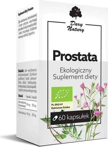 DARY NATURY Prostata Kapseln 60 Stück – Ökologisches Nahrungsergänzungsmittel