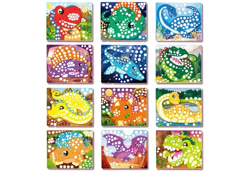 Klever Kits Sticker Klever Kits Dot Art Aktivität, Dot It Einhörner Prinzessinnen